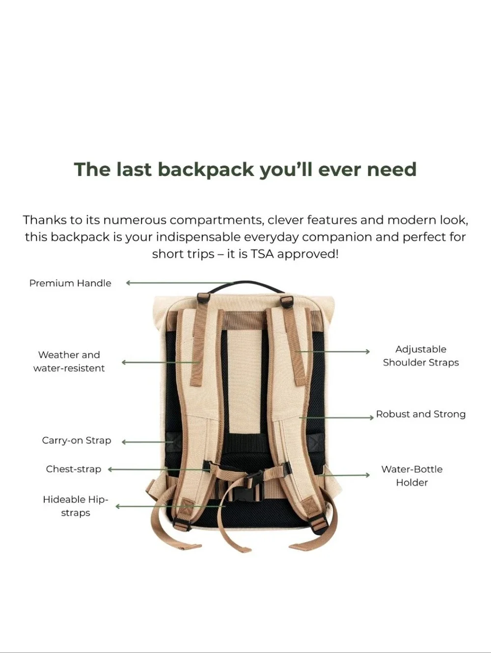 Nomad 3 In 1 8000Kicks Hemp Backpack
